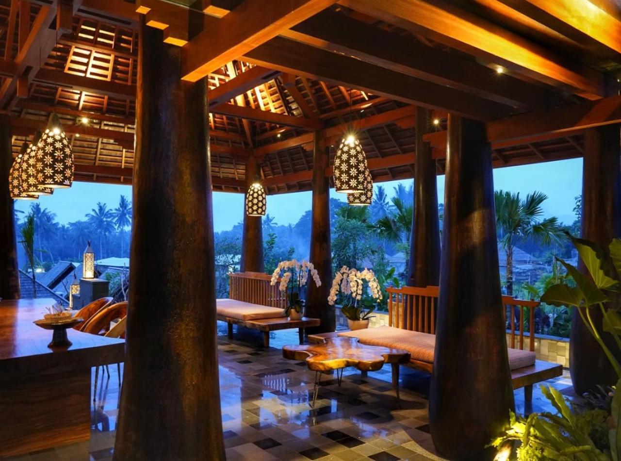 Tejaprana Bisma - Chse Certified Hotel Ubud Eksteriør billede The lobby of the resort