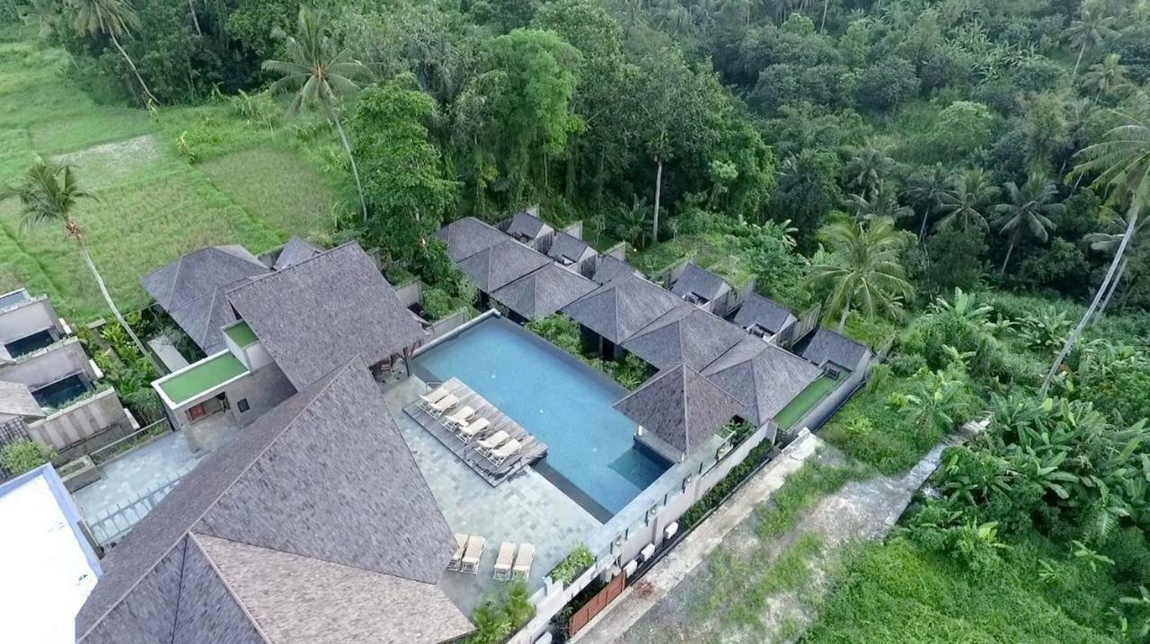 Tejaprana Bisma - Chse Certified Hotel Ubud Eksteriør billede Aerial view of the resort